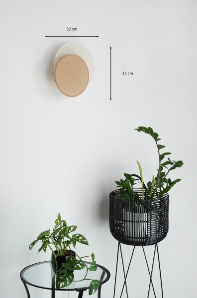Brilagi - Nástenné svietidlo CIRCLES 1xE27/15W/230V 35x32 cm béžová/krémová