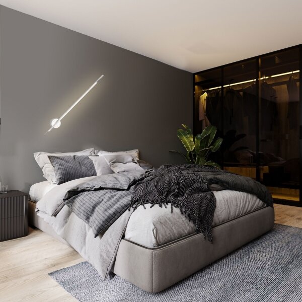 MAXLIGHT W0212 - LED Vonkajšie nástenné svietidlo SPIDER LED/8,4W/230V IP44 biela