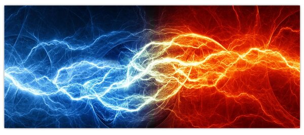Obraz elektrického napätia (120x50 cm)