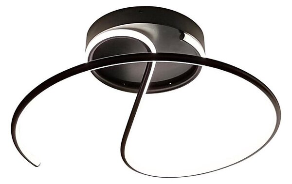 LED Prisadený luster DELTA LED/30W/230V čierna