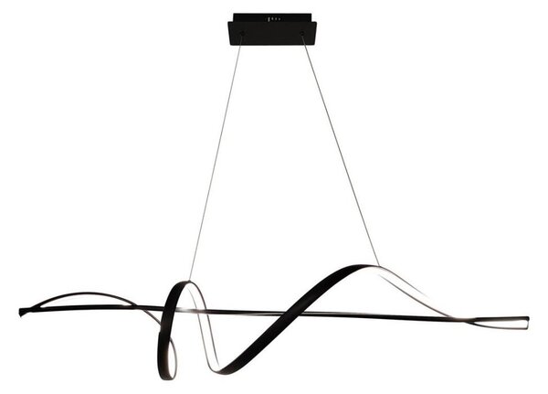 LED Luster na lanku SASH LED/36W/230V čierna