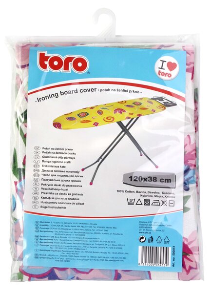 Poťah na žehliacu dosku TORO 120x38cm