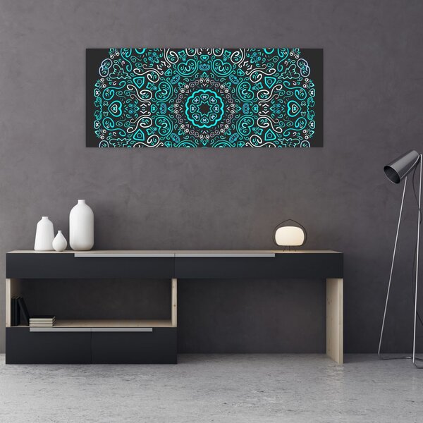 Obraz ornamentálne abstrakcie (120x50 cm)