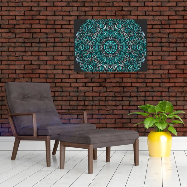 Obraz ornamentálne abstrakcie (70x50 cm)