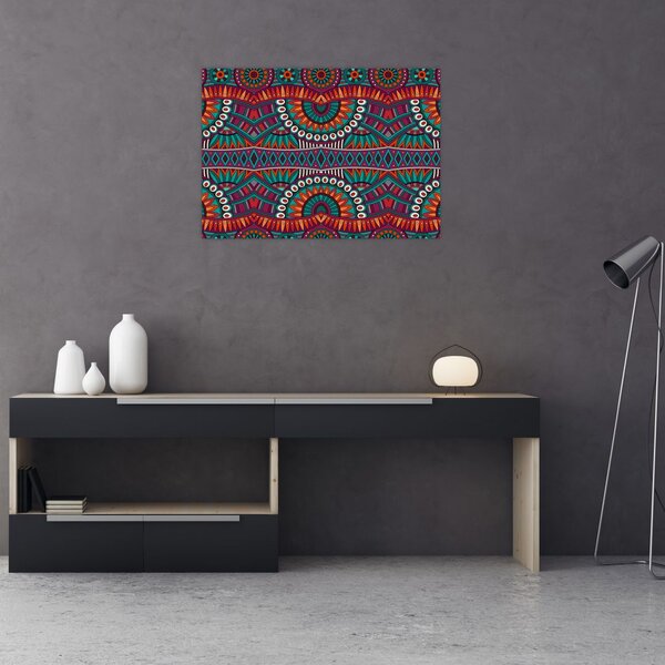Obraz ornamentálne abstrakcie (70x50 cm)