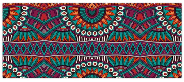 Obraz ornamentálne abstrakcie (120x50 cm)