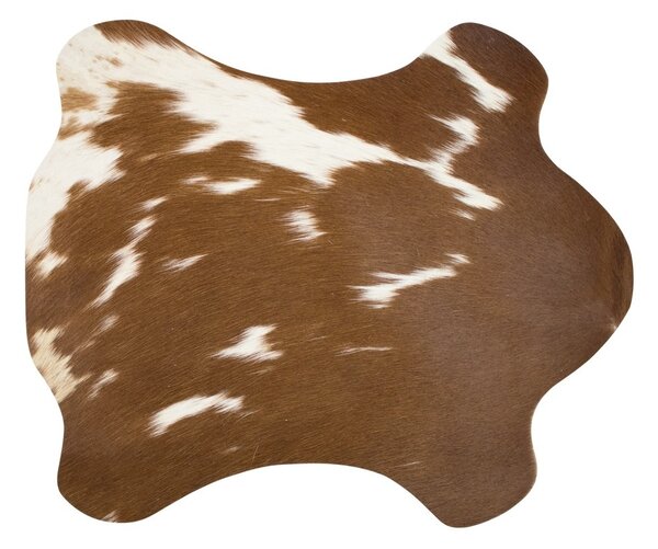 Prestieranie z hovädzej kože hnedá / biela - 30 * 48 * 1cm - Mars & More