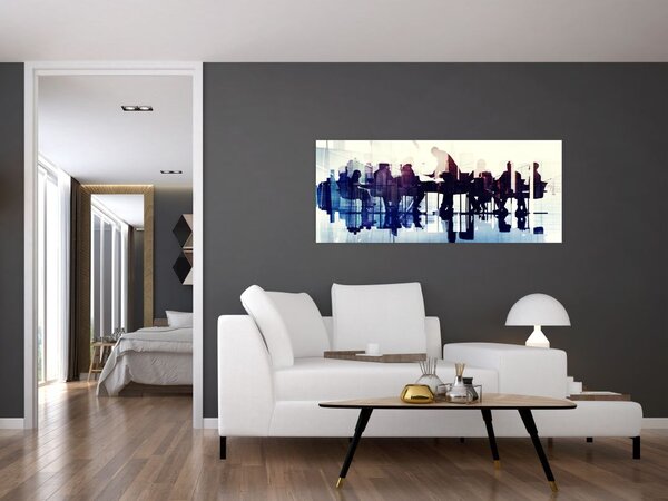 Obraz hudobníkov (120x50 cm)