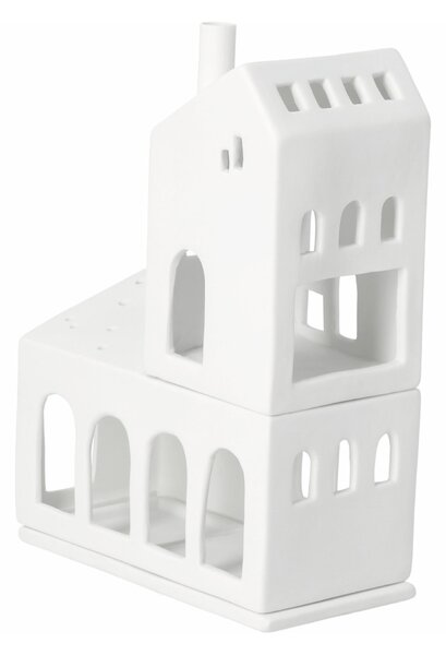 Porcelánový svietnik House of Arches – sada 2 ks