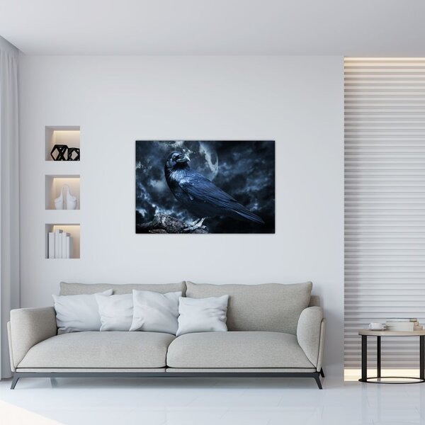 Obraz - Havran (90x60 cm)