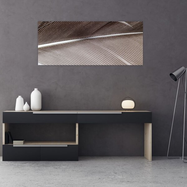 Abstraktný obraz vlákien (120x50 cm)