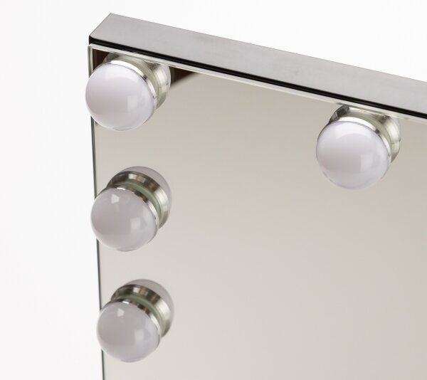 Brilagi - LED stmievateľné make-up zrkadlo HOLLYWOOD LED/15W/230V 3000/4000/6500