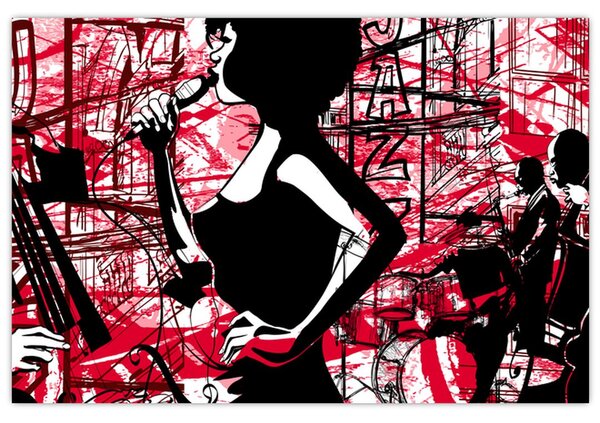 Obraz - Jazz (90x60 cm)