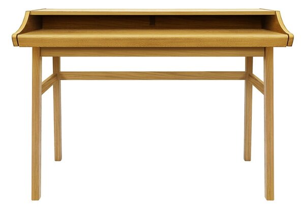 Pracovný stôl v dekore duba so sekretárom 44x115 cm Carteret – Woodman