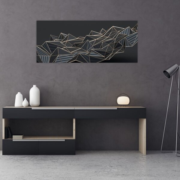 Obraz abstrakcie (120x50 cm)