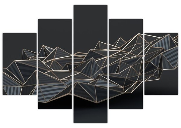 Obraz abstrakcie (150x105 cm)