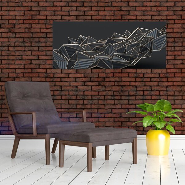 Obraz abstrakcie (120x50 cm)