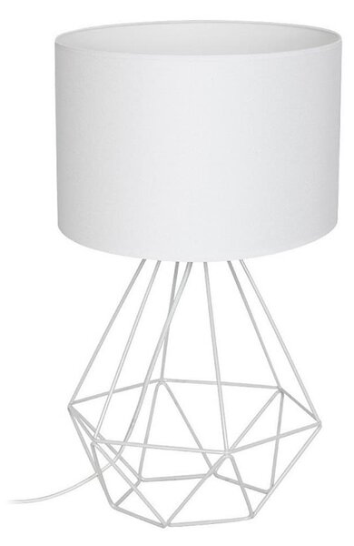Stolná lampa BASKET 1xE27/60W/230V biela