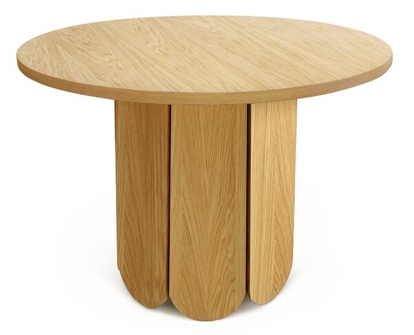 Jedálenský stôl v dubovom dekore Woodman Soft, ø 98 cm