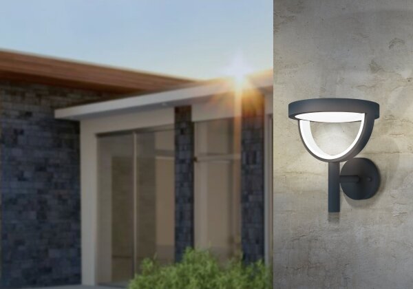 Eglo 98234 - Vonkajšie nástenné LED svietidlo FRANCARI-C, 15 W, 230 V, IP44