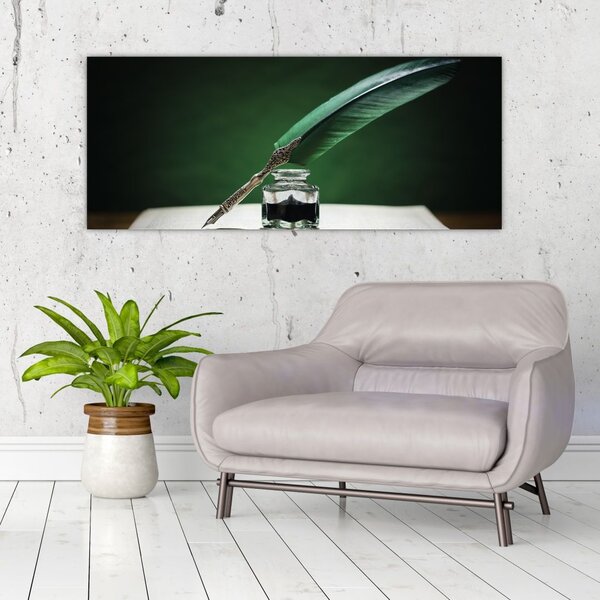 Obraz písacieho pera (120x50 cm)