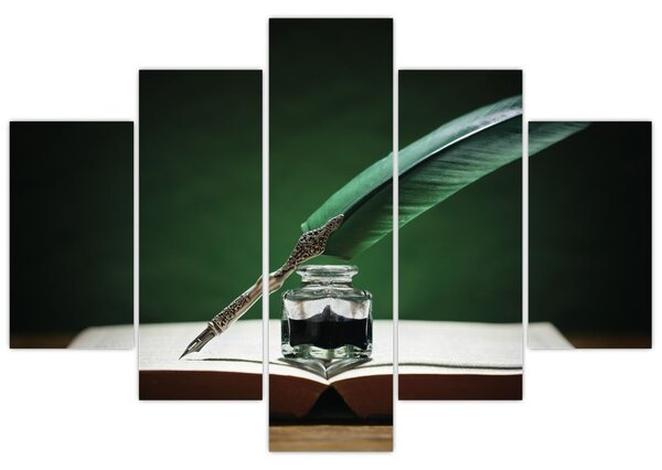 Obraz písacieho pera (150x105 cm)