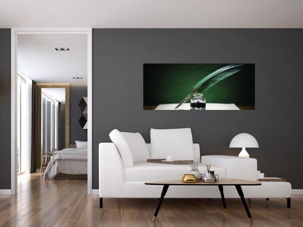 Obraz písacieho pera (120x50 cm)
