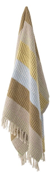 Prehoz z recyklovanej bavlny Isnel Yellow 160 × 130 cm