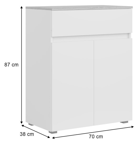 Komoda Ansi 70x87x38 - kašmír