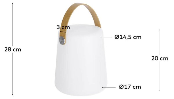 MUZZA Vonkajšia lampa almad