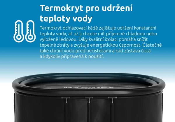 Marimex | Ochladzovacia kaďa 125x75x77 cm s kartušovou filtráciou | 11650054