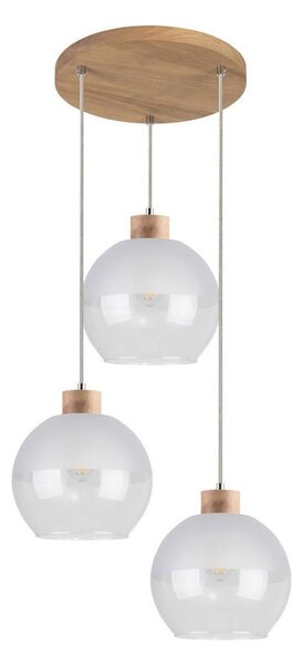 Spot-Light 1860374R - Luster na lanku LINEA 3xE27/60W/230V