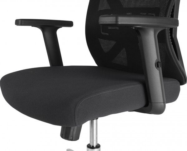 Kancelárska ergonomická stolička Neoseat FLEX PRO — čierna, nosnosť 150 kg