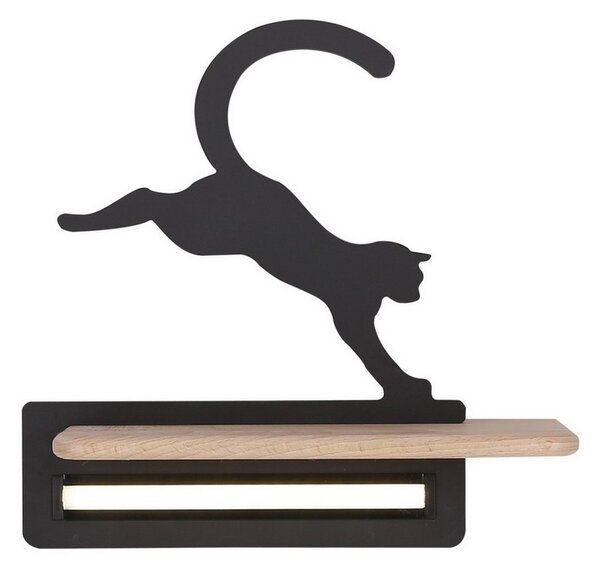 LED Detské nástenné svietidlo s poličkou JUMPING CAT LED/5W/230V