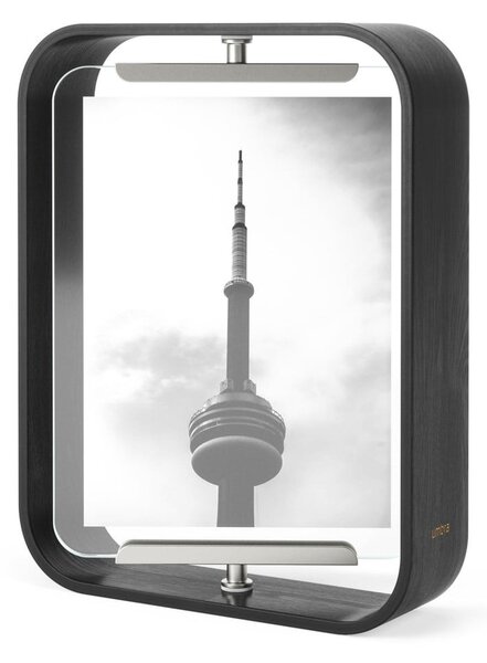 Čierny drevený stojací rámček 19x24 cm Bellwood – Umbra