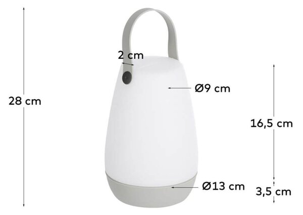 MUZZA Vonkajšia lampa anelada