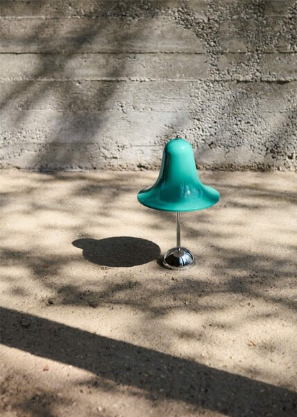 Verpan Prenosná lampa Pantop Ø18, light teal 147558
