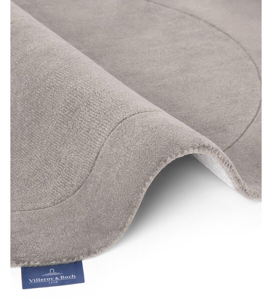 Sivý ručne tkaný okrúhly koberec s prímesou vlny ø 150 cm Kivi – Villeroy&Boch