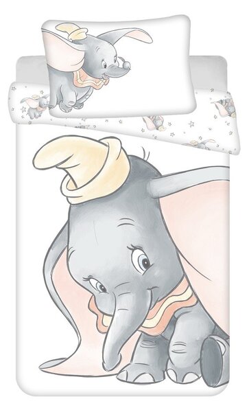 Bavlnené detské obliečky do postieľky 100x135 cm Dumbo – Jerry Fabrics