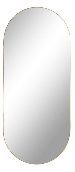 Nástenné zrkadlo s rámom v zlatej farbe House Nordic Jersey, 35 x 80 cm