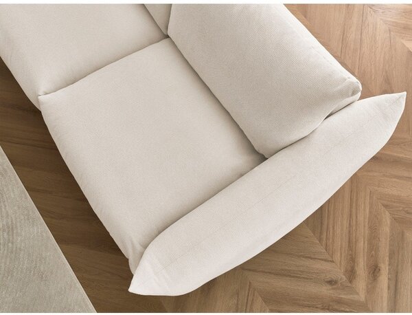Krémová rozkladacia pohovka 214 cm Ernest – Bobochic Paris