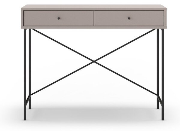 Sivobéžový konzolový stolík 35x110 cm Titan – Marckeric