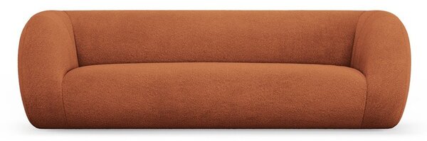 Oranžová pohovka z textílie buklé 230 cm Essen – Cosmopolitan Design