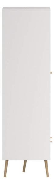 Biela šatníková skriňa 99x200 cm Bodo – Tvilum