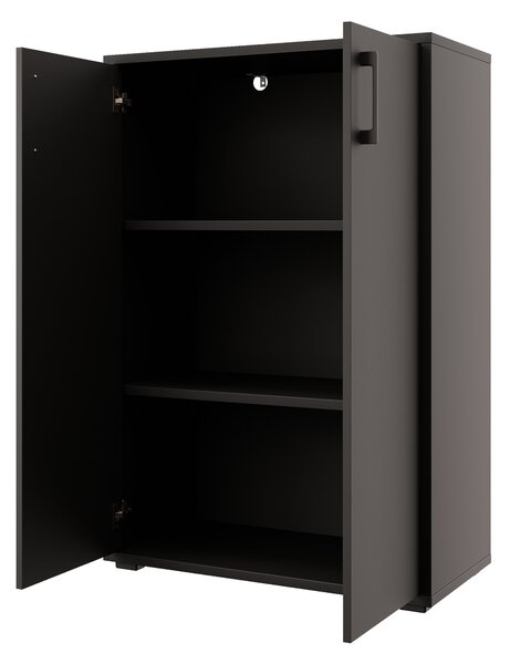 Skrinka NEJBY GIANNI PREMIUM typ 1, korpus: antracit, dvierka: antracit