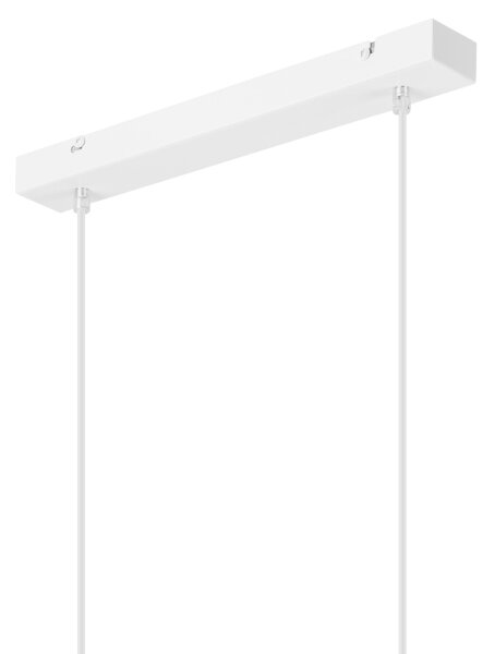 Luster na lanku NICO 2xE27/60W/230V biela