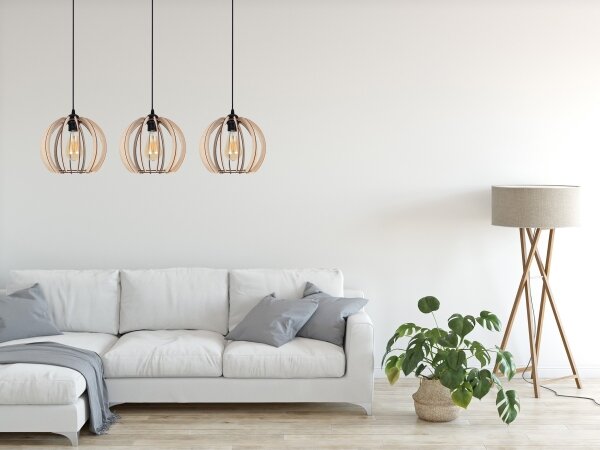 Luster na lanku DORO 3xE27/60W/230V