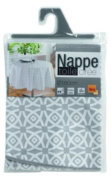 Umývateľný obrus ø 160 cm Abaca – douceur d'intérieur