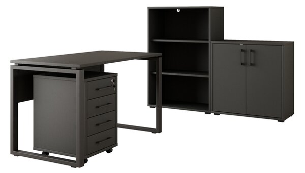 Kancelárska zostava NEJBY GIANNI PREMIUM 3, antracit