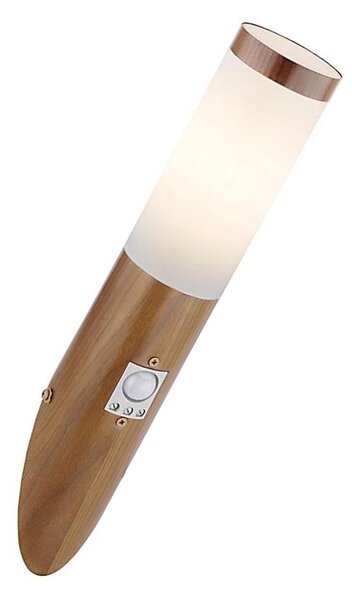 Globo 3157SW - Vonkajšie nástenné svietidlo so senzorom BOSTON 1xE27/15W/230V IP44